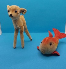 2 Kleine Steiff Tiere Bambi &