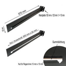 Vordach Vordachträger Vordachhalter Träger Anthrazit RAL7016 B-Ware Glas Haustür