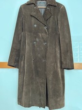 Trenchcoat aus Wildleder Strenesse 36 Damen dunkelbraun