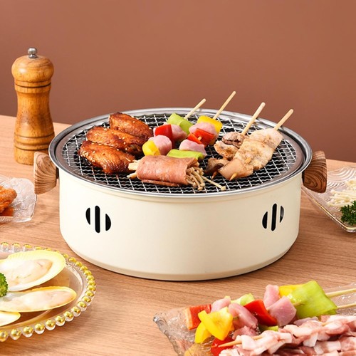 Tragbarer holzkohlegrill - tragbarer,