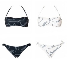 EMPORIO ARMANI Damen-Bikini-Bandeau-BH mit herausnehmbarer Polsterung und brasil