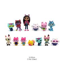 13 Teile/Set Gabbys Puppenhaus Figur Modell Spielzeug Tortenaufleger Dekor Ki...