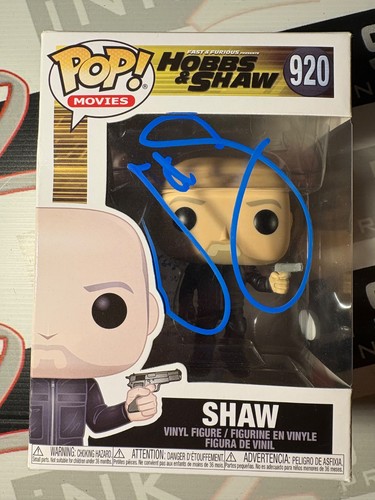 Deckard shaw funko pop signed - deckard, pop!