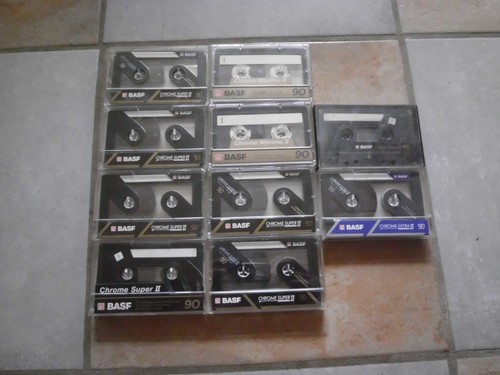 Bespielte musikkassetten - 10,