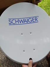 Schwaiger Satelliten-Schüssel Sat Antenne lichtgrau mit LMB