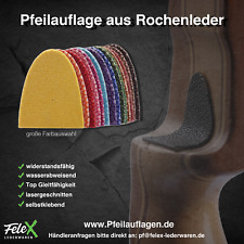 Pfeilauflage Leder Rochenleder Shelfrest I selbstklebend I Shelfauflage Geschenk