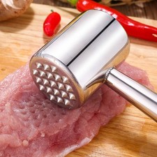 Premium Edelstahl Steakklopfer Hammer für professionelle Ergebnisse