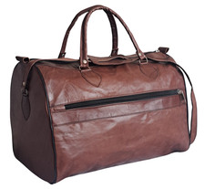 Echte Leder Tasche Braun Gym