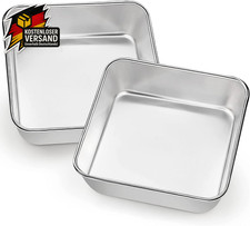 Edelstahl Kuchenform Set 2er