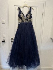 Abendkleid Blau Gr.40 Normale