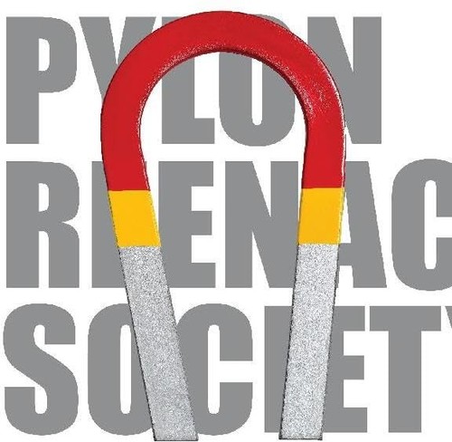Pylon reenactment magnet - reenactment,