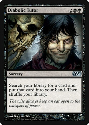 Diabolic tutor magic - diabolic, ~