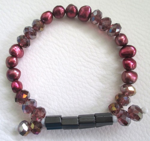 Süßwasserperlen armband - süßwasserperlen-armband, (