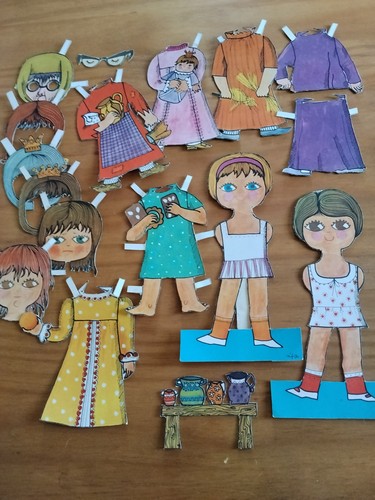 Alte anziehpuppen papierpuppen - alte,