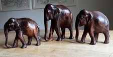 Holzelefanten (3er Set)