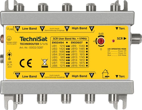Technisat technirouter 1x16 - technirouter, 5/1x16