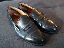 Alden Herrenschuhe, Echtleder, Größe 46, Schwarz, Guter Zustand