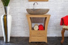 Waschtisch Teak klein Gäste