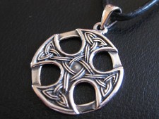 Keltischer Knoten 925 er Silber Keltenknoten Kettenanhänger Kreuz   / KA 174