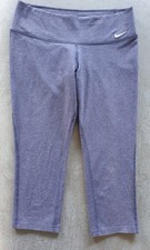 Sporthose Leggings Lila Nike Gr. M Damen Fitness Training Knie lang