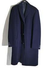 HUGO BOSS Herren Mantel 102 dunkelblau - 100% Schurwolle