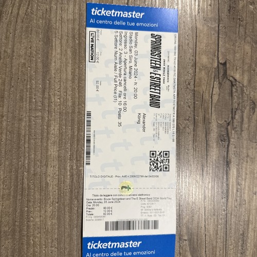 Bruce springsteen tickets - springsteen, 2