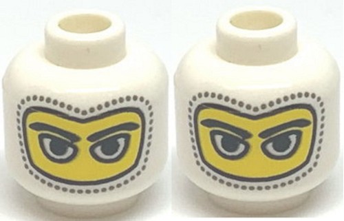 Lego köpfe weiß mit - 2,