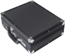 HMF Alu Fotokoffer Waffenkoffer mit Rasterschaumstoff schwarz Universalkoffer Ko