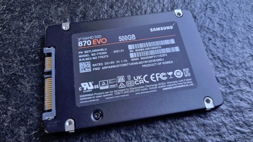 500gb ssd samsung 870 evo - ssd,