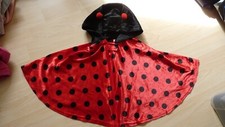 NEU: Fasching Kostüm Marienkäfer Baby Cape, Umhang