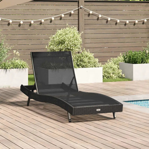 Sonnenliege poly rattan - sonnenliege, poly-rattan