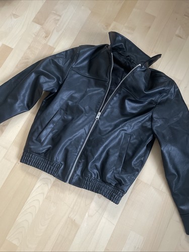 Zara schwarze lederjacke - zara,