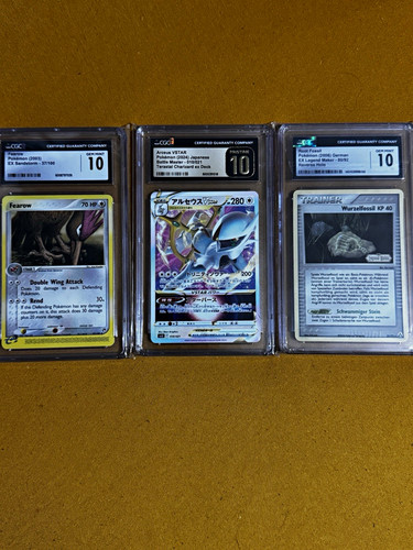 Pokémon cgc lot karten - cgc, 7