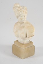 N92E39- Alabaster Figur Akt Venus nach Canova