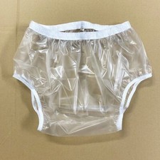 Soft PVC Gummihose Slip Schlüpfer Windelhose Inkontinenzslip Adult