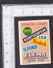 Vintage advertisement label