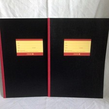 2 karierte Hefte für Klassenarbeiten Rand Schulhefte Oberschulheft je 20 Blatt