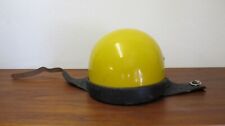 Alter Helm Halbschale Motorradhelm Gr 53 Oldtimer Halbschalenhelm  gelb 50er J