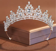Luxus Tiara Krone Strass