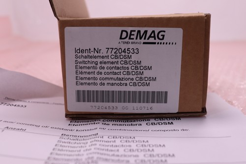 Demag schaltelement dsm - demag, cb/dsm