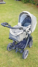 Teutonia Cosmo Kombi Kinderwagen mit Handbremse, super Zustand, viel Zubehör