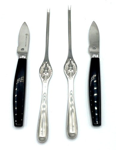 Dreizack hummergabel - 2x,