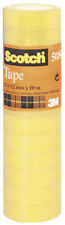 10 x 3M Scotch® Klebeband Transparent 508, Klebefilm 15 mm x 10 m