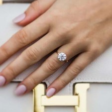 50kt rund solitär diamant - rund,