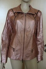 metallic Kunstlederjacke, kräftige bronze Farbe