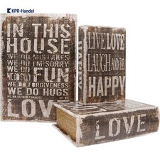 3er Buchattrappe Set mit