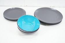 Gimex GreyLine Geschirrset 11-teilig türkis Campinggeschirr Outdoor