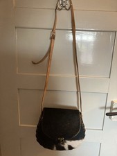 Neu Ungetragen Kuhfell Handtasche unikat Westen Leder Prägung Aus uSA Cowboy Cou