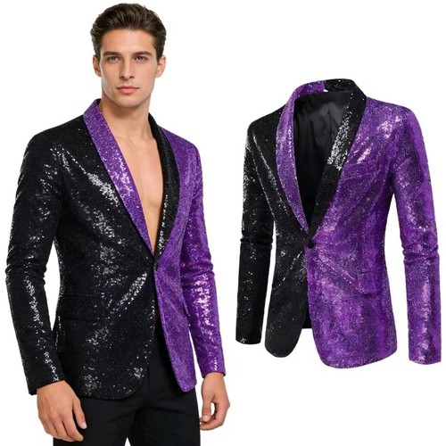 Herren glitzer pailletten - herren,