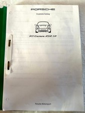 Porsche Carrera 3.8  RSR Werks Ersatzteilkatalog